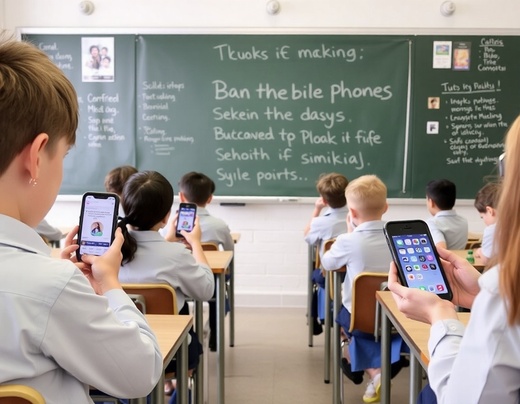 Zákaz mobilních telefonů na školách